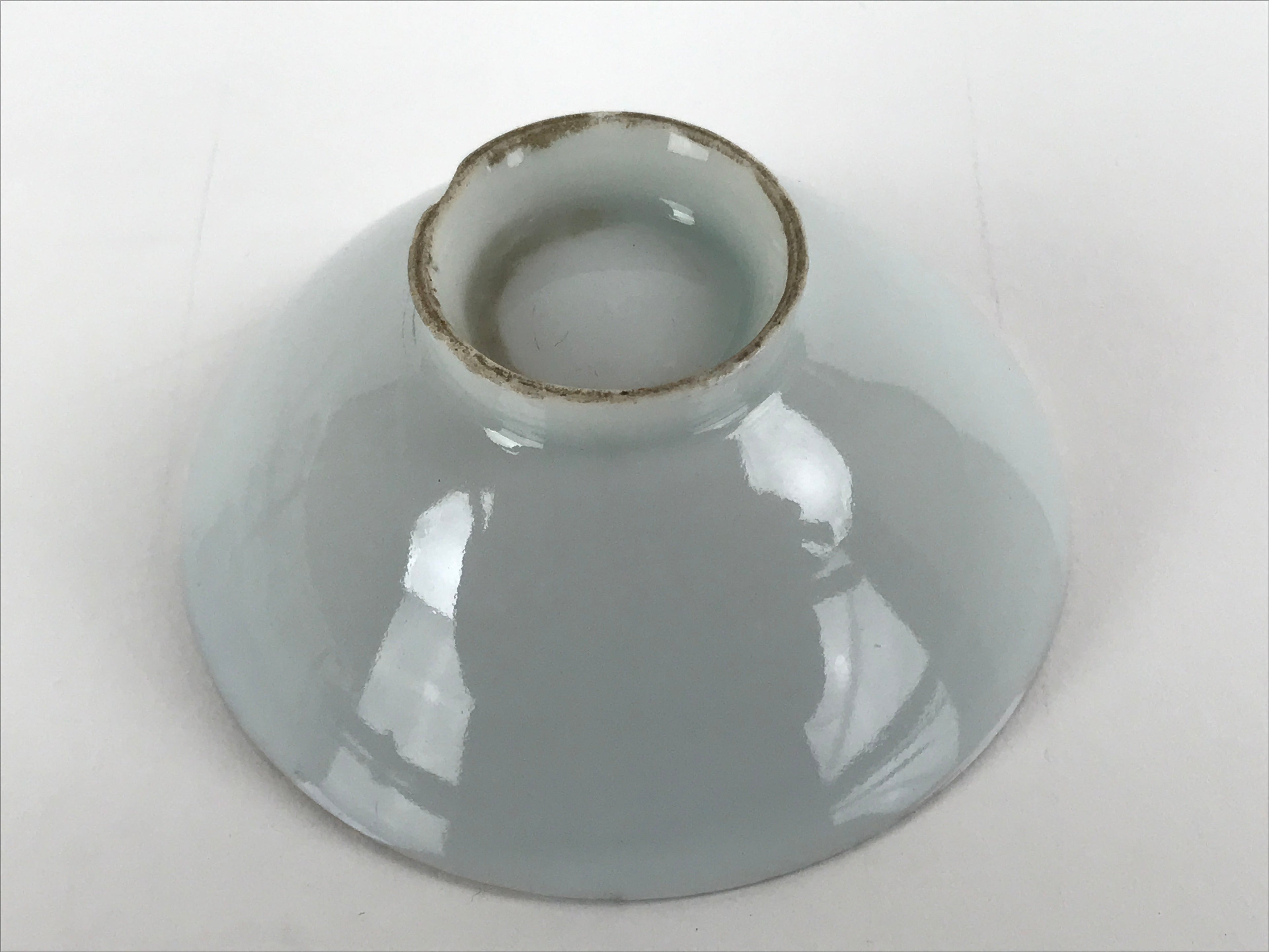 Japanese Porcelain Sake Cup Sakazuki C1930 Heavy Artillery Commemorative G242