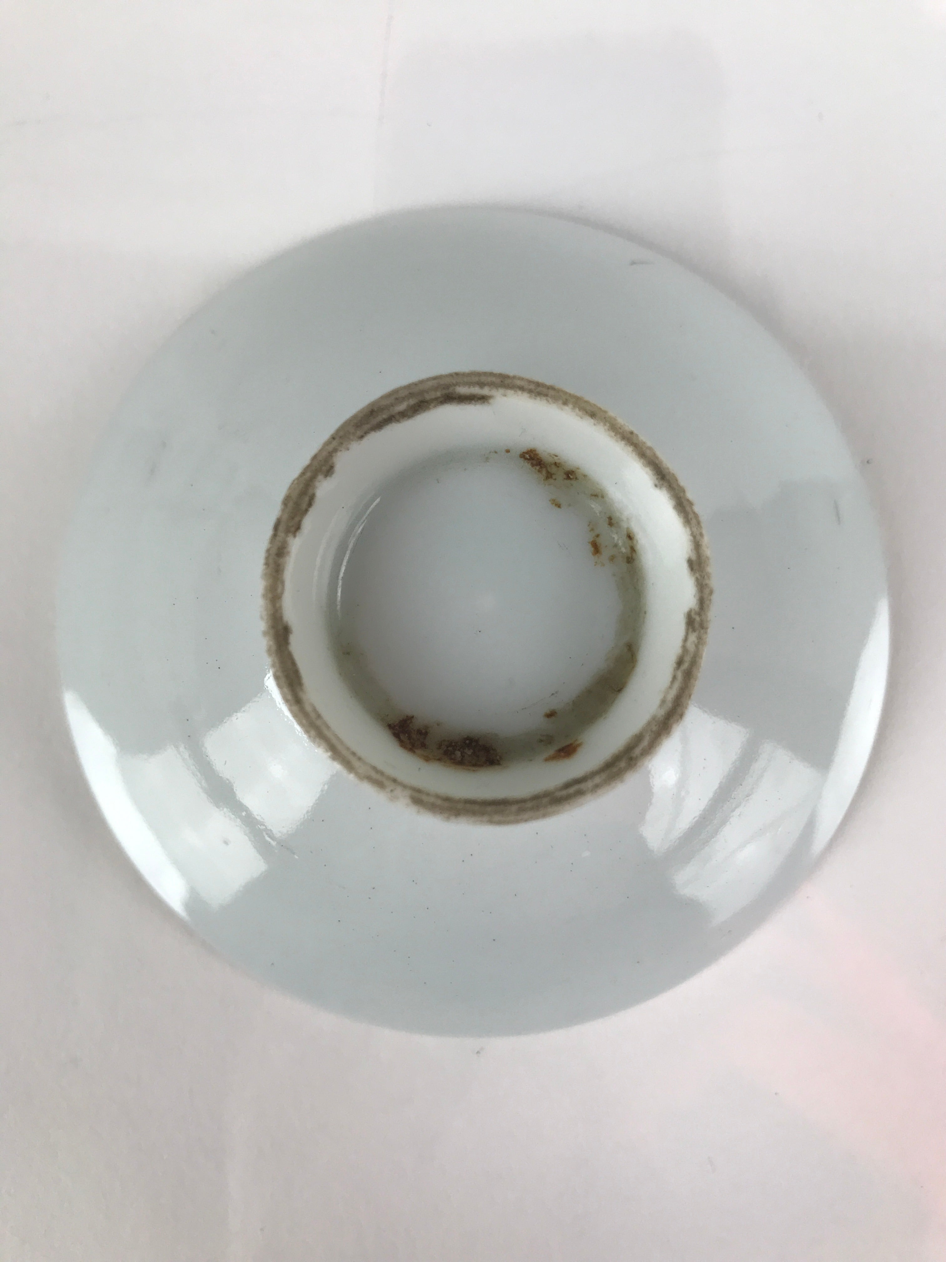 Japanese Porcelain Sake Cup Sakazuki C1930 Heavy Artillery Commemorative G243