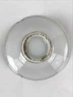 Japanese Porcelain Sake Cup Sakazuki Vtg White Blue Commemorative G249