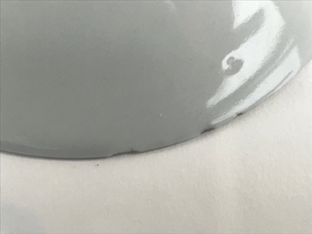 Japanese Porcelain Sake Cup Vtg Sakazuki Guinomi Crane Sunrise Pine White G191