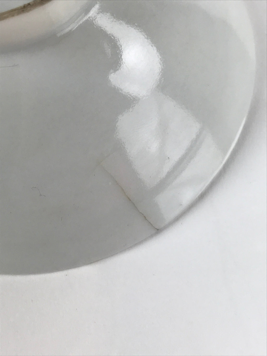 Japanese Porcelain Sake Cup Vtg Sakazuki Guinomi Crane Sunrise Pine White G192