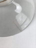 Japanese Porcelain Sake Cup Vtg Sakazuki Guinomi Crane Sunrise Pine White G192