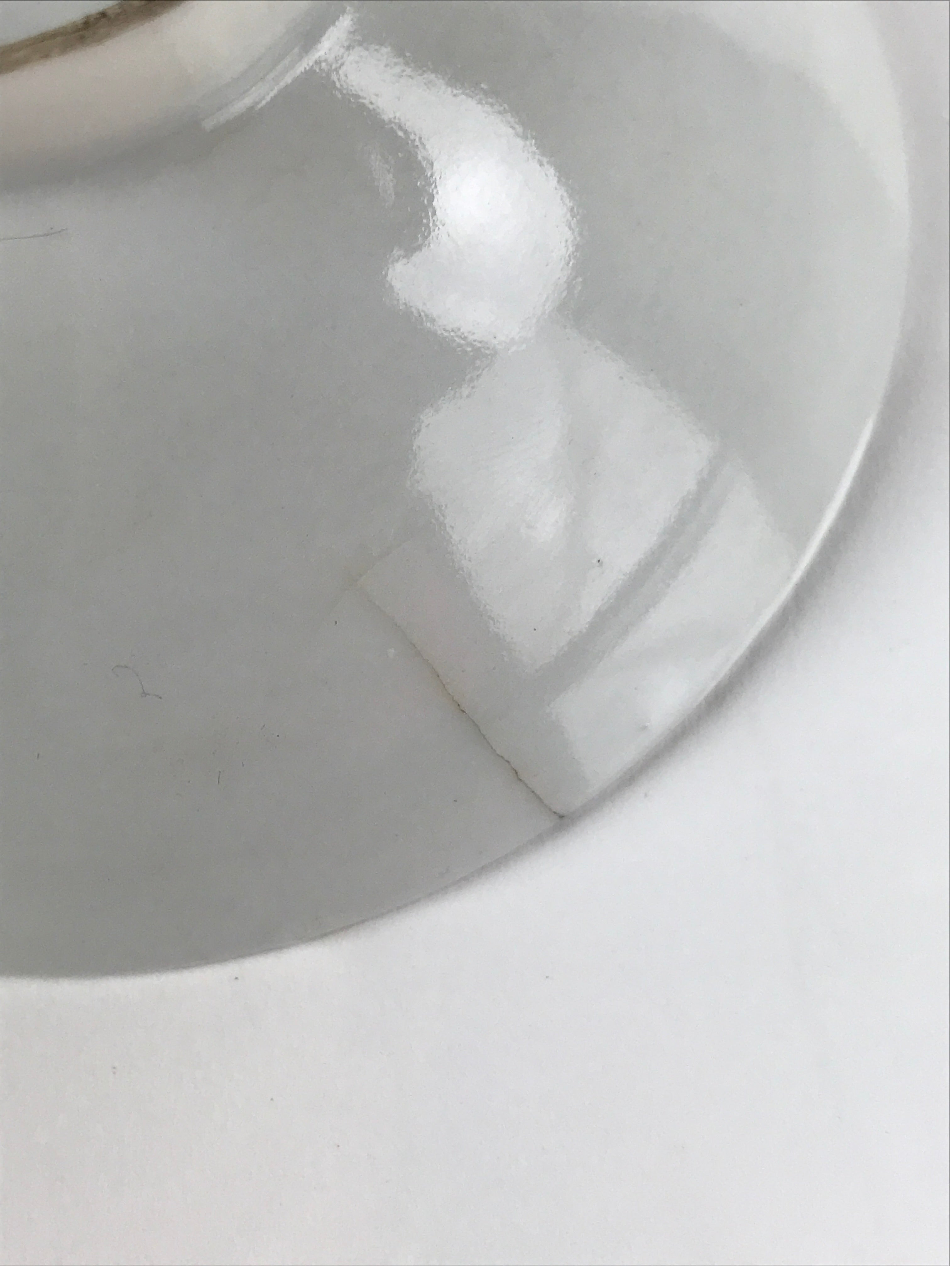 Japanese Porcelain Sake Cup Vtg Sakazuki Guinomi Crane Sunrise Pine White G192