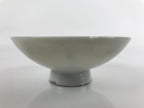 Japanese Porcelain Sake Cup Vtg Sakazuki Guinomi Crane Sunrise Pine White G192