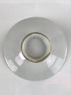 Japanese Porcelain Sake Cup Vtg Sakazuki Guinomi Crane Sunrise Pine White G195