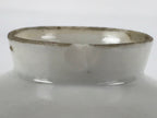 Japanese Porcelain Sake Cup Vtg Sakazuki Guinomi Crane Sunrise Pine White G197