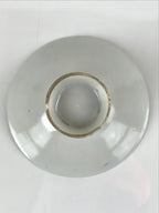 Japanese Porcelain Sake Cup Vtg Sakazuki Guinomi Crane Sunrise Pine White G197