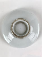 Japanese Porcelain Sake Cup Vtg Sakazuki Guinomi Minogame Turtle White Gold G218