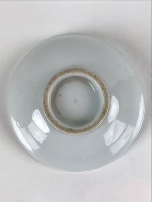 Japanese Porcelain Sake Cup Vtg Sakazuki Guinomi Minogame Turtle White Gold G219