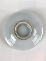 Japanese Porcelain Sake Cup Vtg Sakazuki Guinomi Minogame Turtle White Gold G221