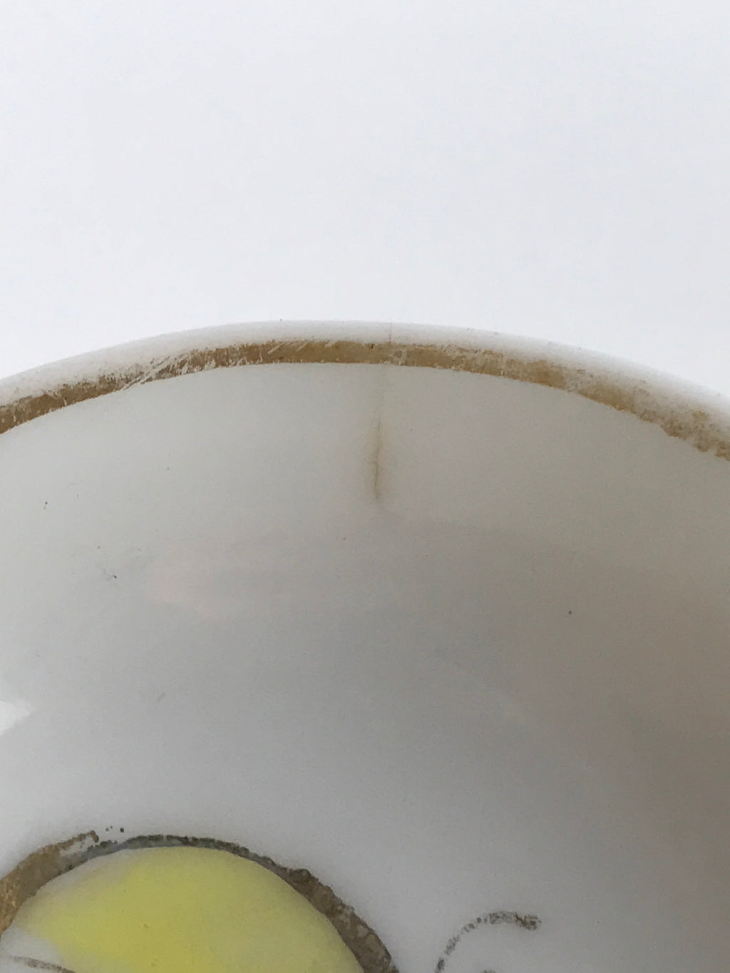Japanese Porcelain Sake Cup Vtg Sakazuki Guinomi Minogame Turtle White Gold G254