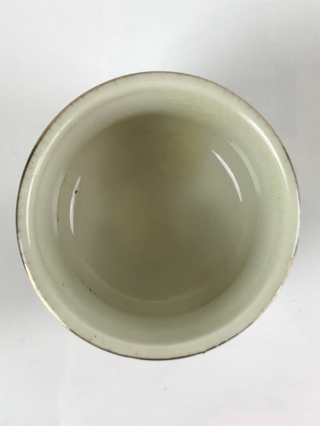 Japanese Porcelain Sake Cup Vtg Tsubomi Ochoko Guinomi Cherry Blossom Red G187