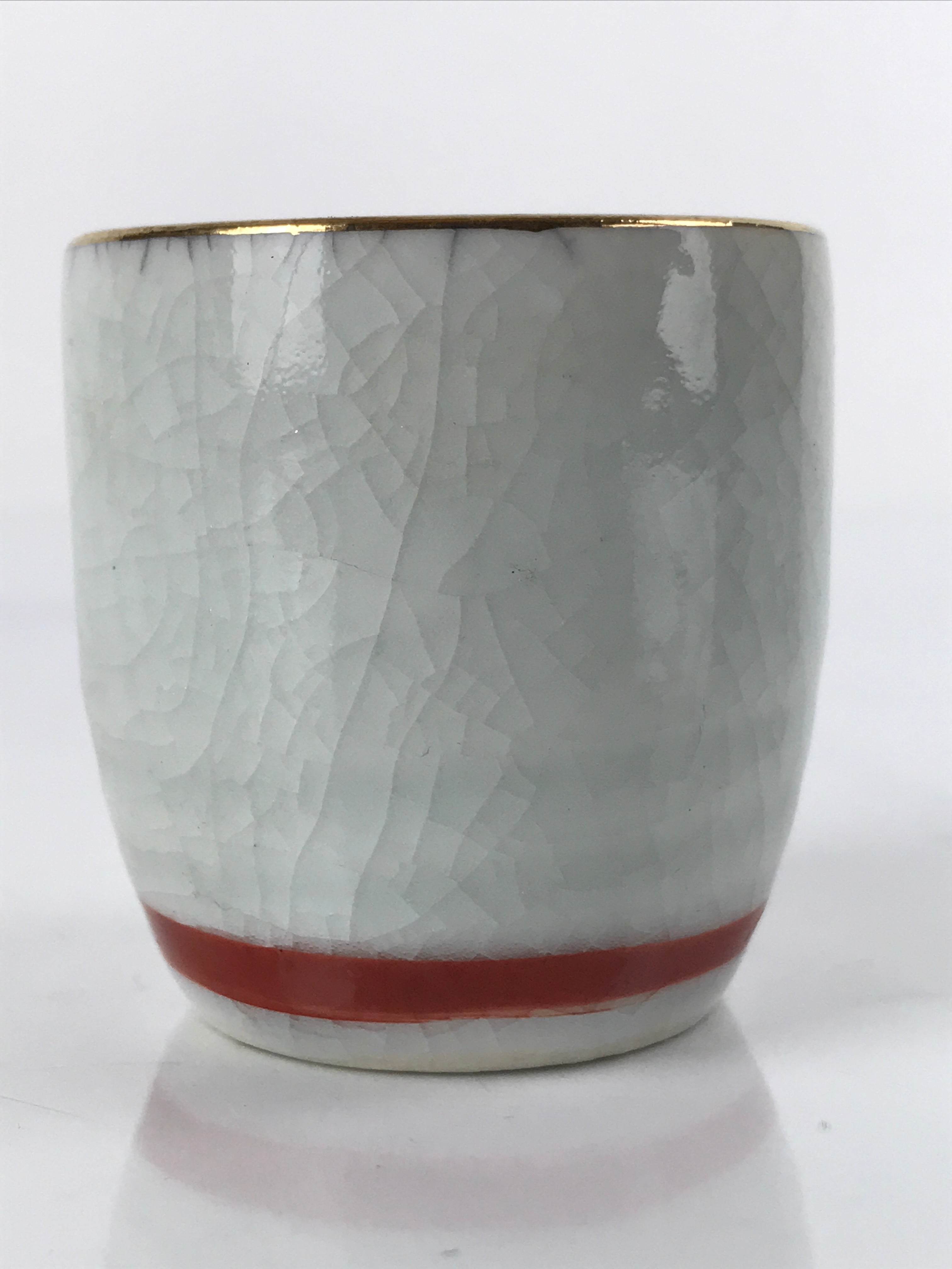 Japanese Porcelain Sake Cup Vtg Tsubomi Ochoko Guinomi Chrysanthemum Kiku G206