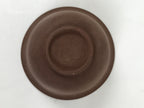 Japanese Porcelain Sake Cup Vtg Tsubomi Ochoko Guinomi Matte Brown White G308