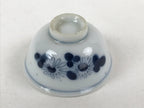 Japanese Porcelain Sake Cup Vtg Tsubomi Ochoko Sometsuke Blue Flowers G136