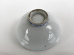 Japanese Porcelain Sake Cup Vtg Wan Ochoko Guinomi Daruma Daishi Purple G199