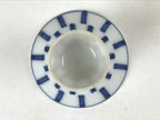 Japanese Porcelain Sake Cup Vtg Wan Ochoko Guinomi Sometsuke Blue White G122