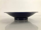 Japanese Porcelain Serving Dish Plate Vtg Koransha Sara Blue Gold Iris Ayame Y10