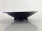 Japanese Porcelain Serving Dish Plate Vtg Koransha Sara Blue Gold Iris Ayame Y10