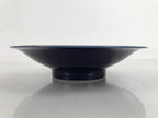 Japanese Porcelain Serving Dish Plate Vtg Koransha Sara Blue Gold Iris Ayame Y10