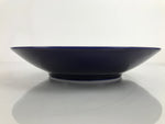 Japanese Porcelain Serving Dish Plate Vtg Koransha Sara Blue Gold Iris Ayame Y14