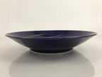 Japanese Porcelain Serving Dish Plate Vtg Koransha Sara Blue Gold Iris Ayame Y15