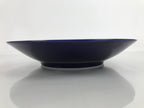 Japanese Porcelain Serving Dish Plate Vtg Koransha Sara Blue Gold Iris Ayame Y15