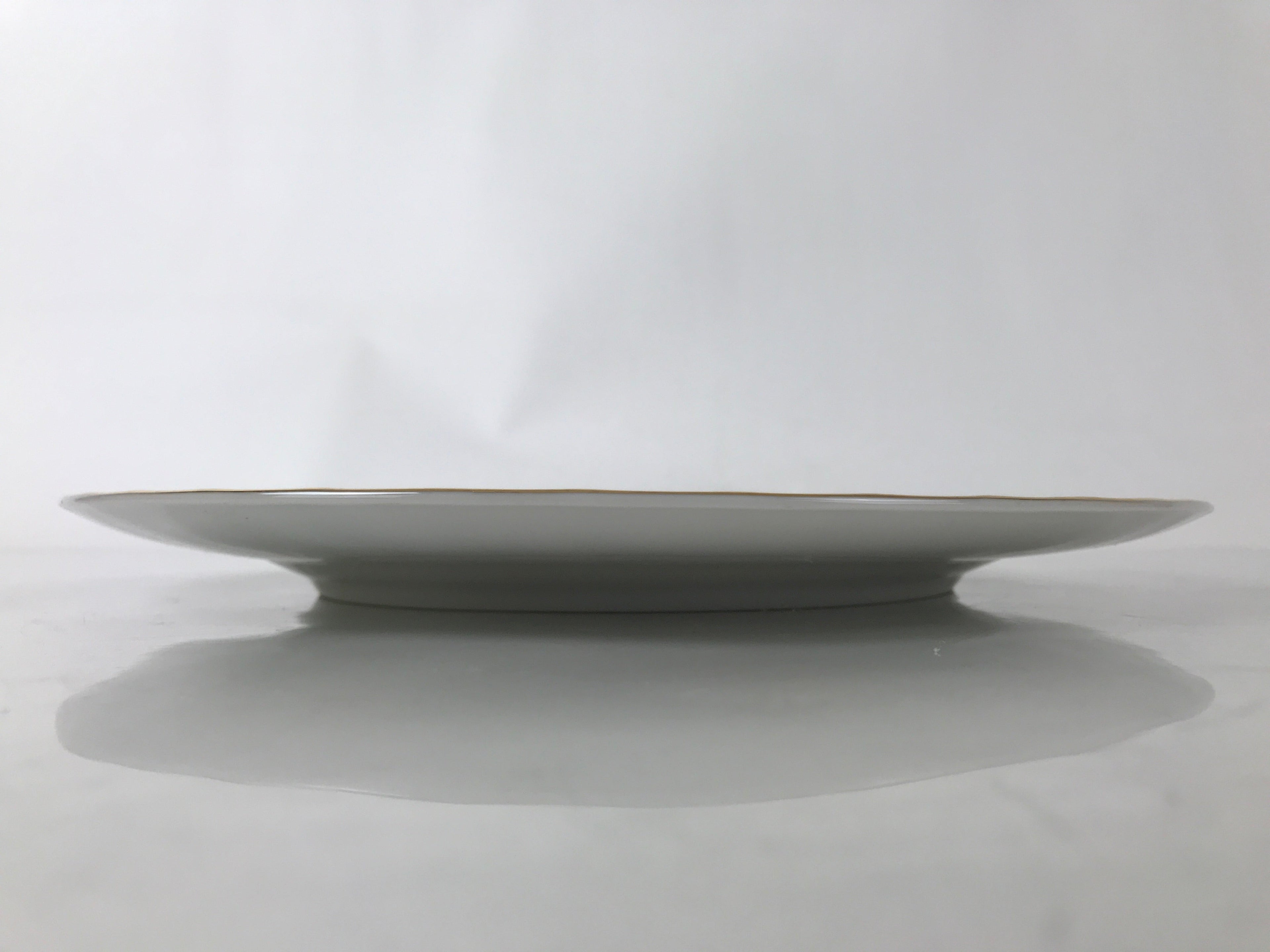 Japanese Porcelain Serving Plate Sone China Round Lg Pink Rose Floral Leaf Y264