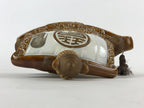 Japanese Porcelain Seven Lucky Gods Takarabune Sake Bottle Vtg Tokkuri TS581