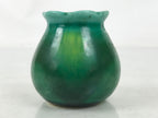 Japanese Porcelain Single Flower Vase Vtg Small Kabin Green Round Hanging MFV101