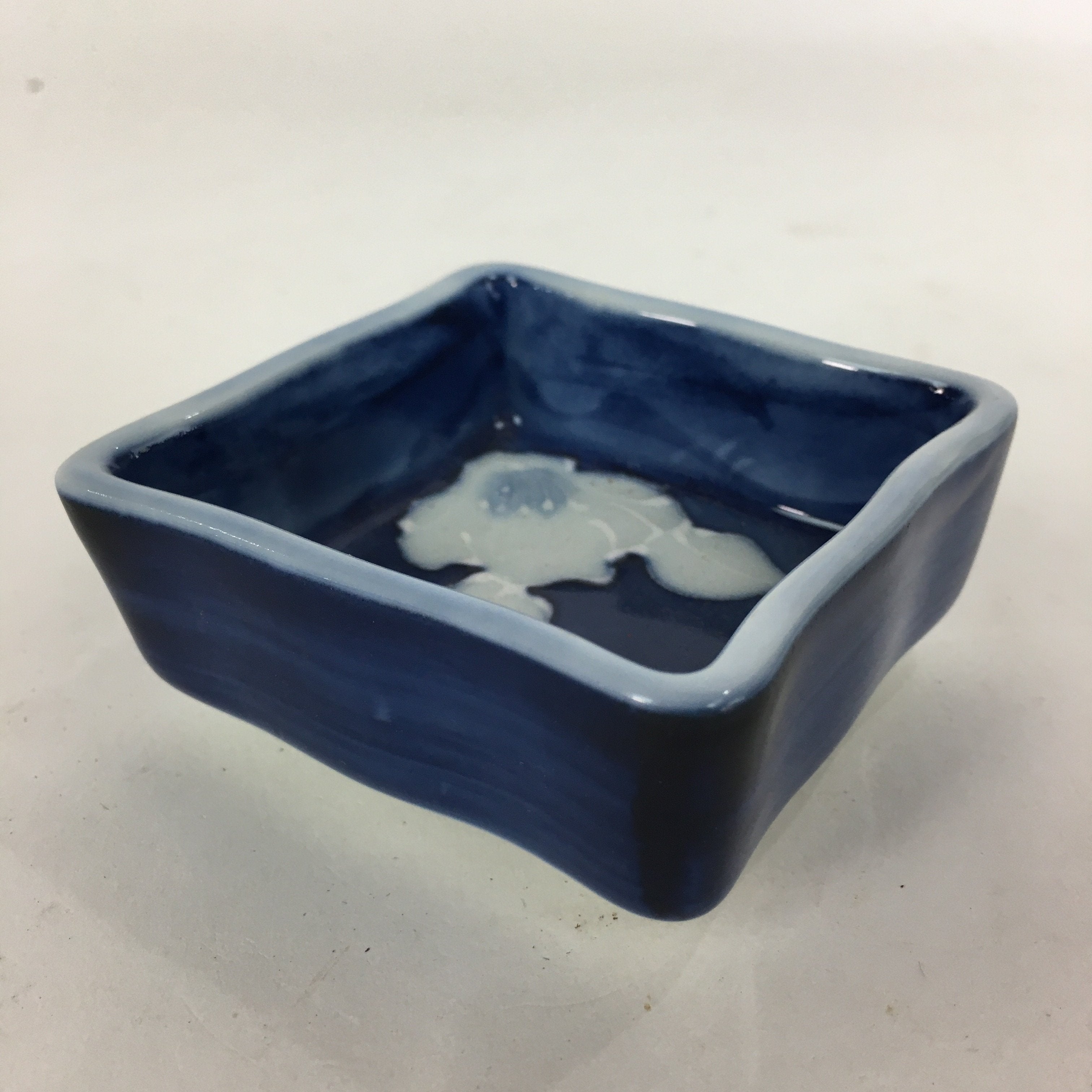 Japanese Porcelain Small Bowl Kobachi Blue Sometsuke White Plum Pattern PP585