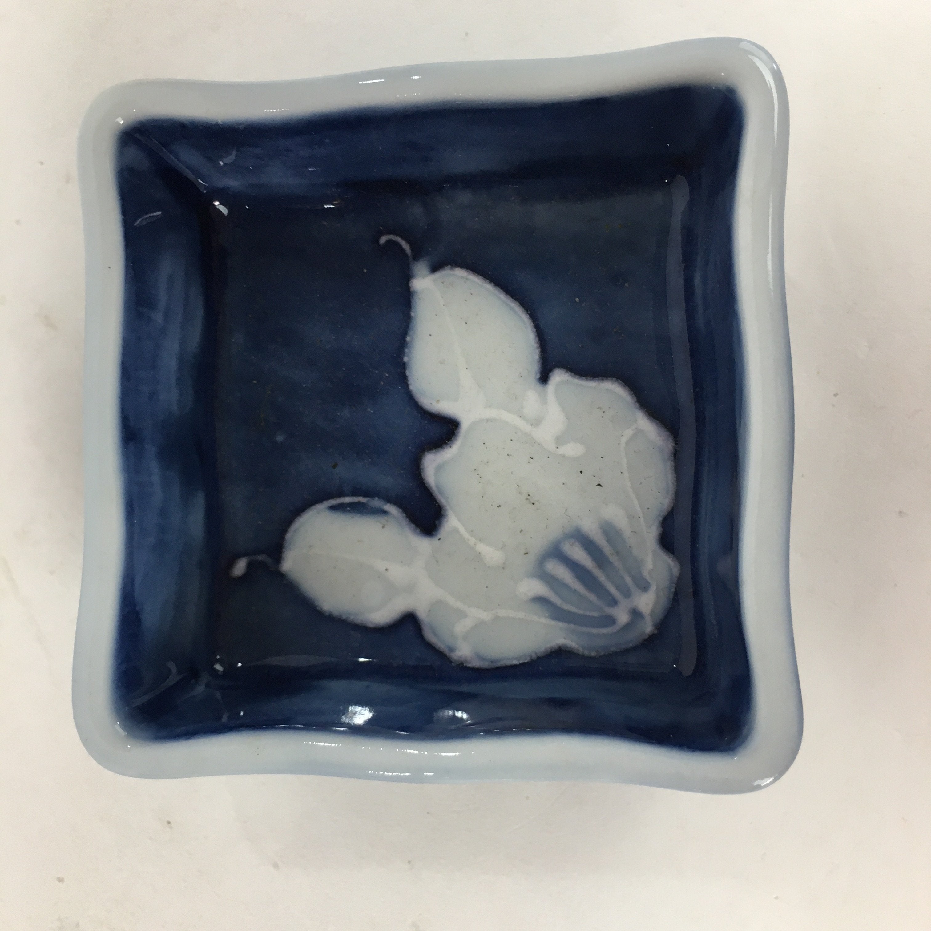 Japanese Porcelain Small Bowl Kobachi Blue Sometsuke White Plum Pattern PP589