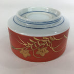 Japanese Porcelain Small Bowl Kobachi Red White Sometsuke Flower Pattern PP557