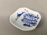 Japanese Porcelain Small Plate Kozara Blue White Soy Sauce Dipping Dish PP444