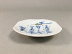 Japanese Porcelain Small Plate Kozara Blue White Soy Sauce Dipping Dish PP445