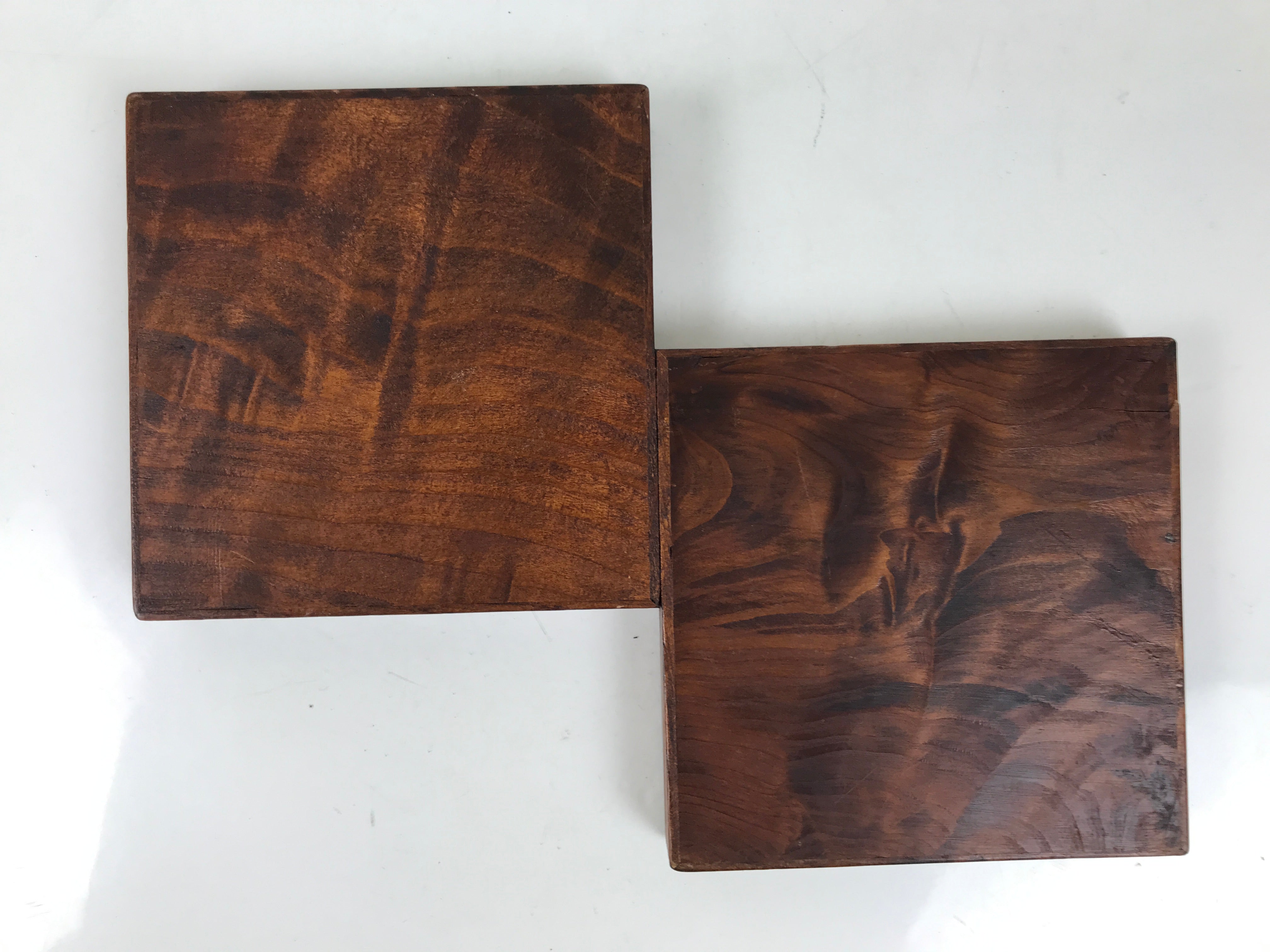 Japanese Porcelain Small Plate Kozara Vtg Lacquer Tray Dish 3pc White Blue Y424