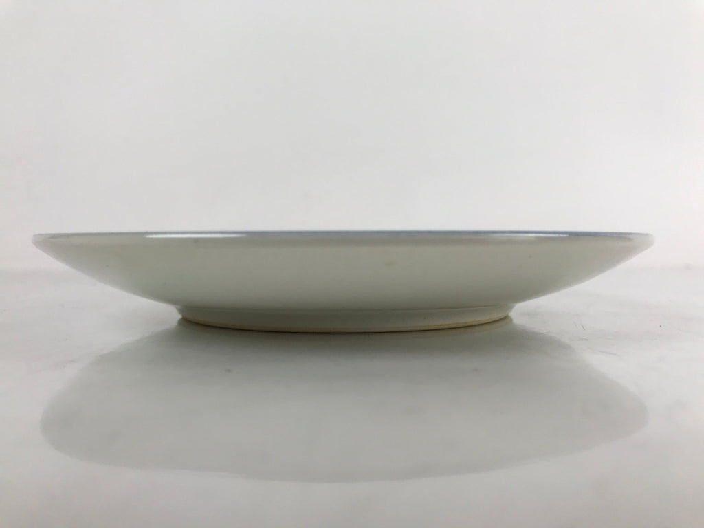 Japanese Porcelain Small Plate Kozara Vtg Ono Japan Blue White Grapes PY919
