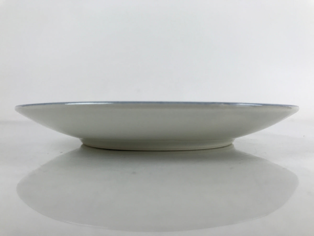 Japanese Porcelain Small Plate Kozara Vtg Ono Japan Blue White Grapes PY920