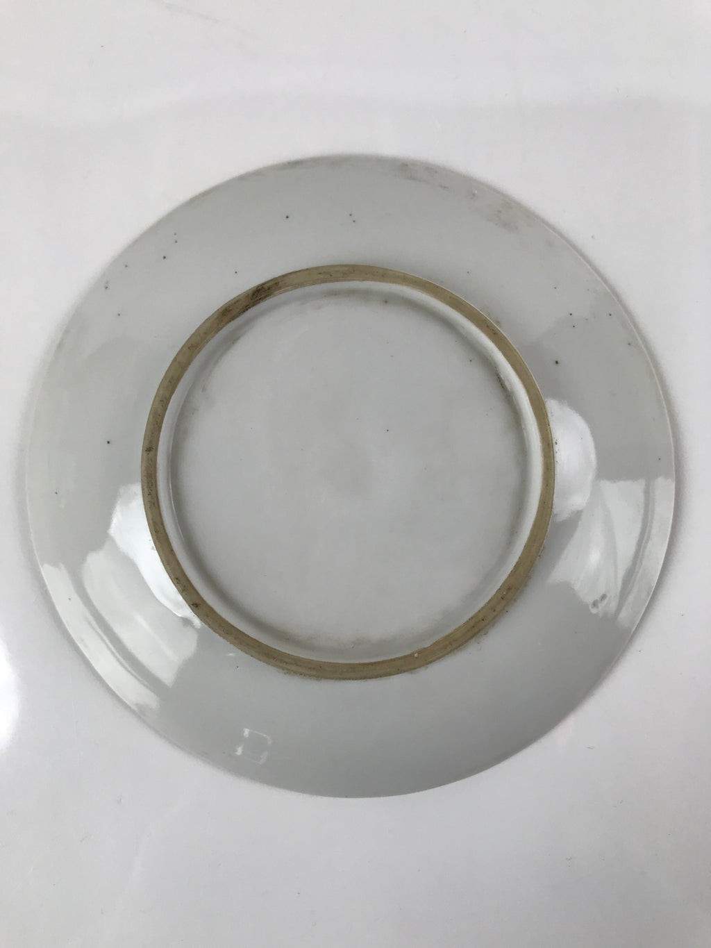 Japanese Porcelain Small Plate Kozara Vtg Pink Chrysanthemum Flower White PY659