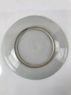 Japanese Porcelain Small Plate Kozara Vtg Pink Chrysanthemum Flower White PY659