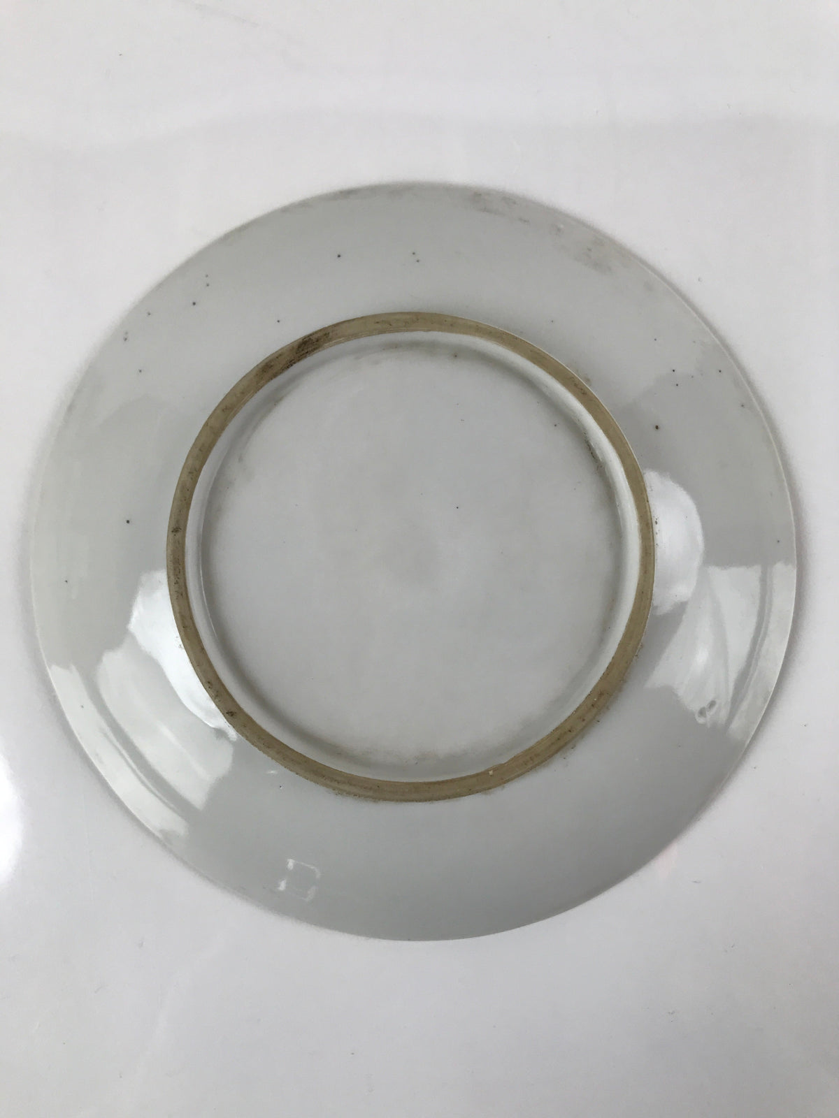 Japanese Porcelain Small Plate Kozara Vtg Pink Chrysanthemum Flower White PY659