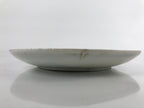 Japanese Porcelain Small Plate Kozara Vtg Plum Blossom Sun Black White PY684