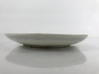 Japanese Porcelain Small Plate Kozara Vtg Plum Blossom Sun Black White PY684