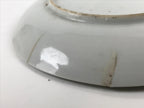 Japanese Porcelain Small Plate Kozara Vtg Plum Blossom Sun Black White PY685