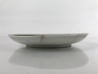 Japanese Porcelain Small Plate Kozara Vtg Plum Blossom Sun Black White PY685