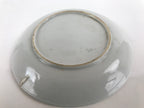 Japanese Porcelain Small Plate Kozara Vtg Plum Blossom Sun Black White PY685