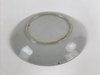 Japanese Porcelain Small Plate Kozara Vtg Plum Blossom Sun Black White PY686