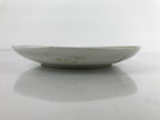 Japanese Porcelain Small Plate Kozara Vtg Plum Blossom Sun Black White PY687
