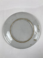 Japanese Porcelain Small Plate Kozara Vtg Plum Blossom Sun Black White PY687