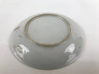Japanese Porcelain Small Plate Kozara Vtg Plum Blossom Sun Black White PY687